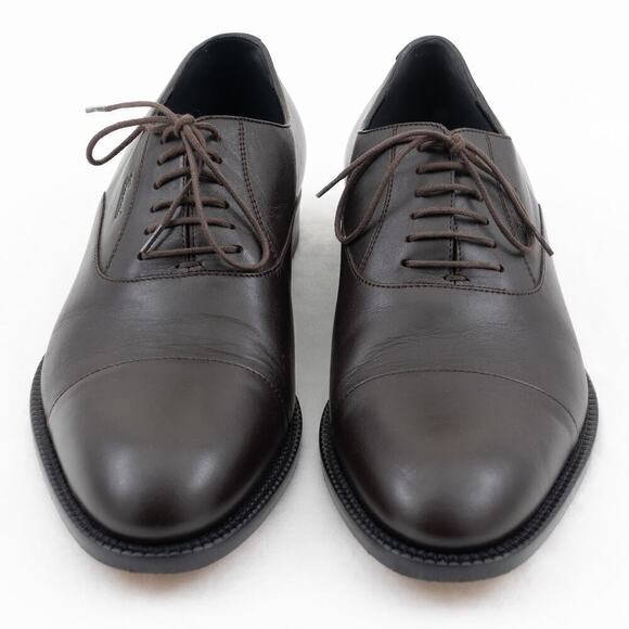 GUCCI Leather Lace-Up Shoes Men's 7.5 Brown - Picture 3 of 9